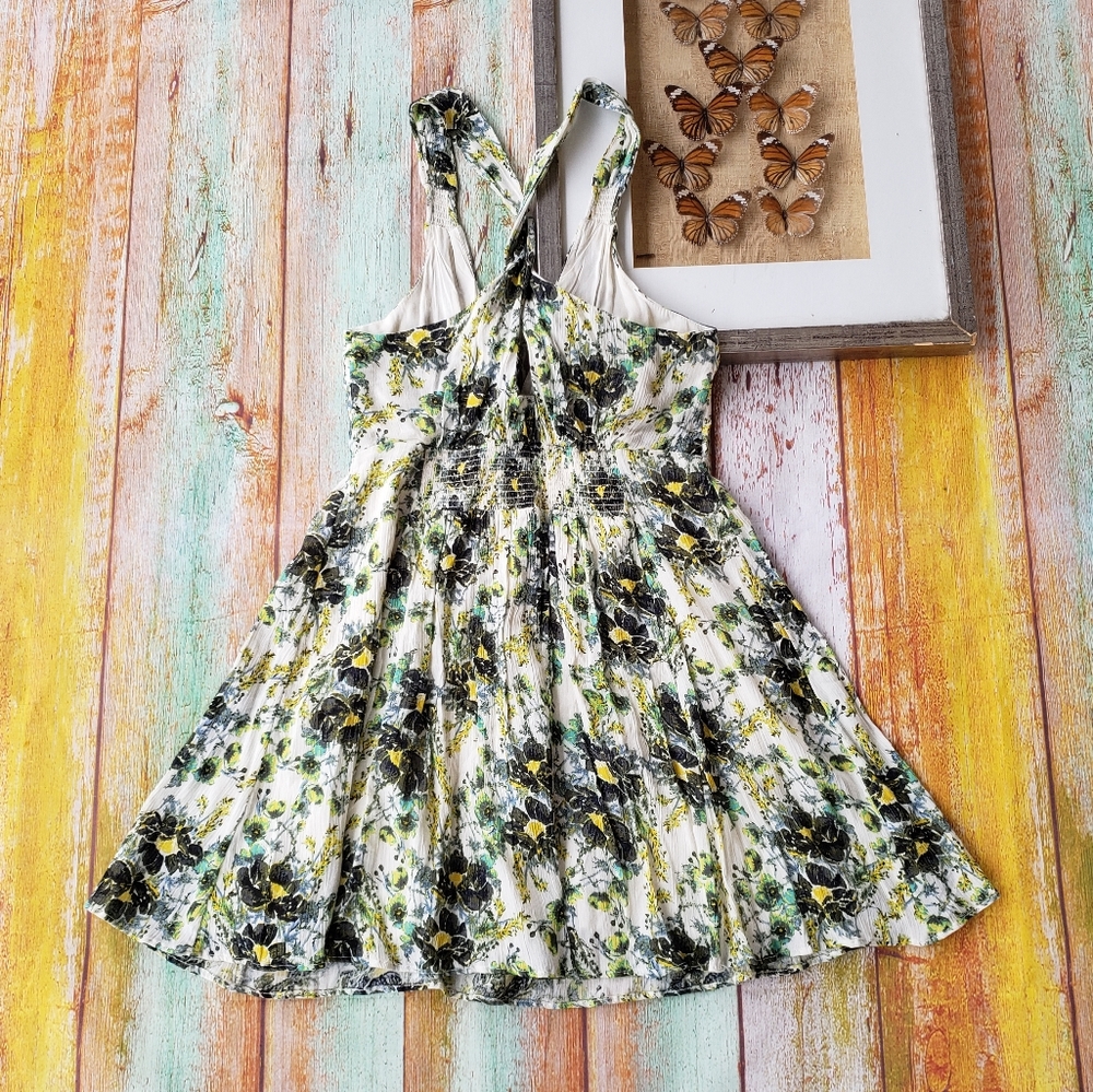 Free People Washed Ashore Cross Back Mini Dress XS - Picture 5 of 8